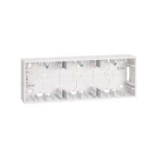 ref. 2700753-030 | Caja superficie 3 elemento Simon 27 PLAY blanco