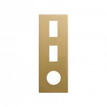 Marco minimo 3ele. enchufe + 2mdulo estrecho V 27192630-095 SIMON 270 Oro