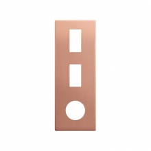 Marco minimo 3ele. enchufe + 2mdulo estrecho V 27192630-091 SIMON 270 Cobre