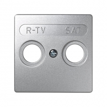 ref. 73097-63 | Tapa toma R-TV+satelite Simon 73 loft aluminio