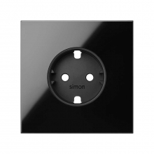 ref. 10020105-138 | Kit frontal Simon 100 con 1 elemento 1 base negro