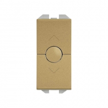 Interruptor de Persianas 3 pos. mdulo estrecho 20001333-095 SIMON 270 Oro