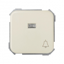 ref. 31660-31 | Pulsador con grabado campana luminoso Simon 31 marfil