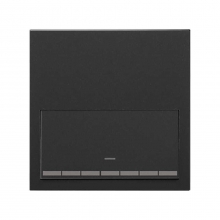 ref. 10020113-238 | Kit frontal Simon 100 con 1 elemento interruptor regulable negro mate