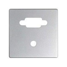 ref. 8200091-033 | Placa Simon 82 para conector VGA+MINI-JACK aluminio