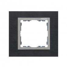 ref. 82917-38 | Marco Simon 82 con 1 elemento nature acero inoxidable negro