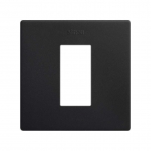 Marco mnimo 1 elemento 27101610-098 SIMON 270 Negro Mate