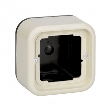 ref. 31751-31 | Caja superficie alta 46,5mm 1 elemento Simon 31 marfil