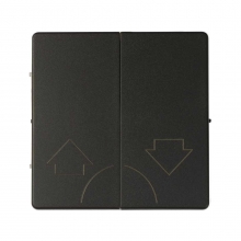 ref. 82029-38 | Tecla 2 pulsadores persiana Simon 82 grafito