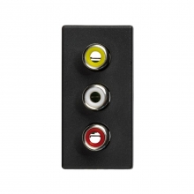 ref. 2701093-038 | Conector tapa audio/video estrecho 27 PLAY grafito