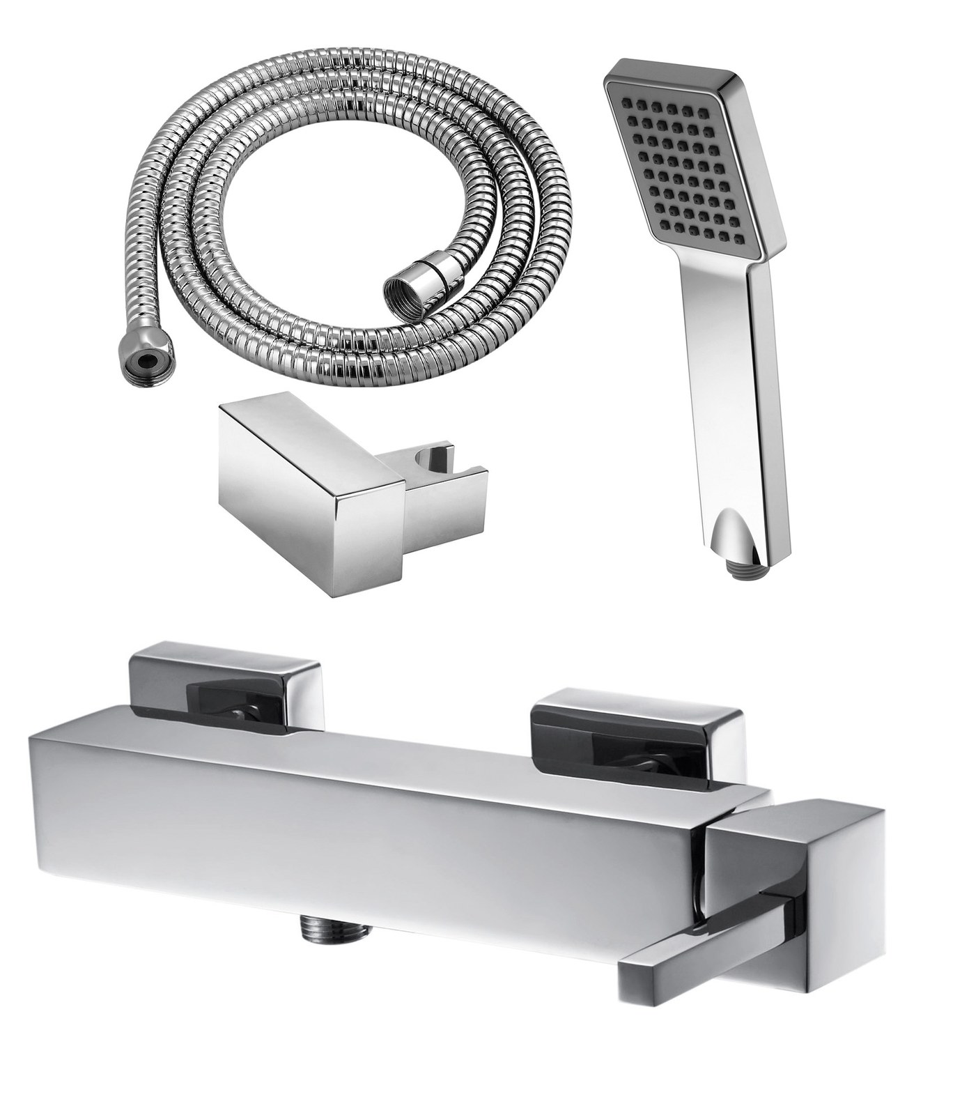 Monomando ducha Amsterdam  cromado AMS9204C Griferias Borras