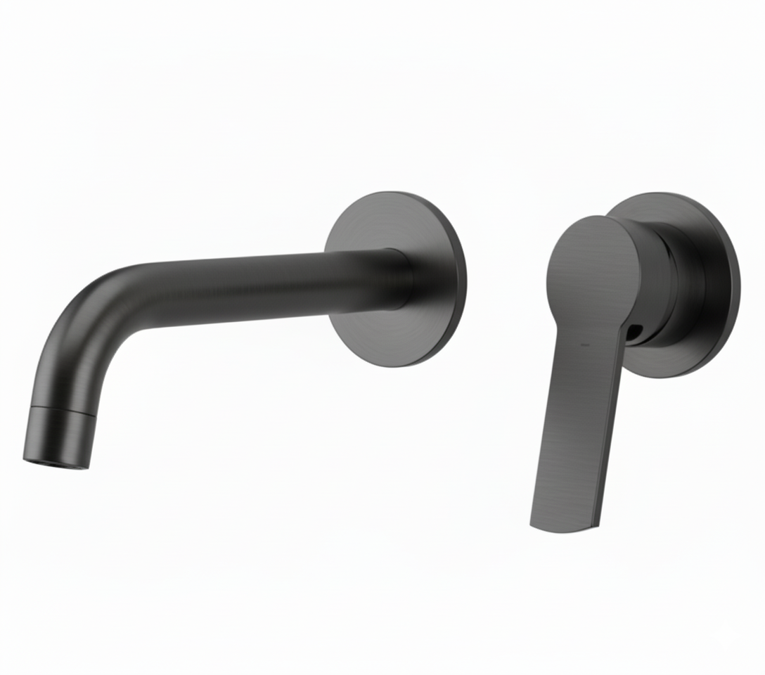 Monomando lavabo Empotrar Avance  Grafito Cepillado AVA208GR Griferias Borras