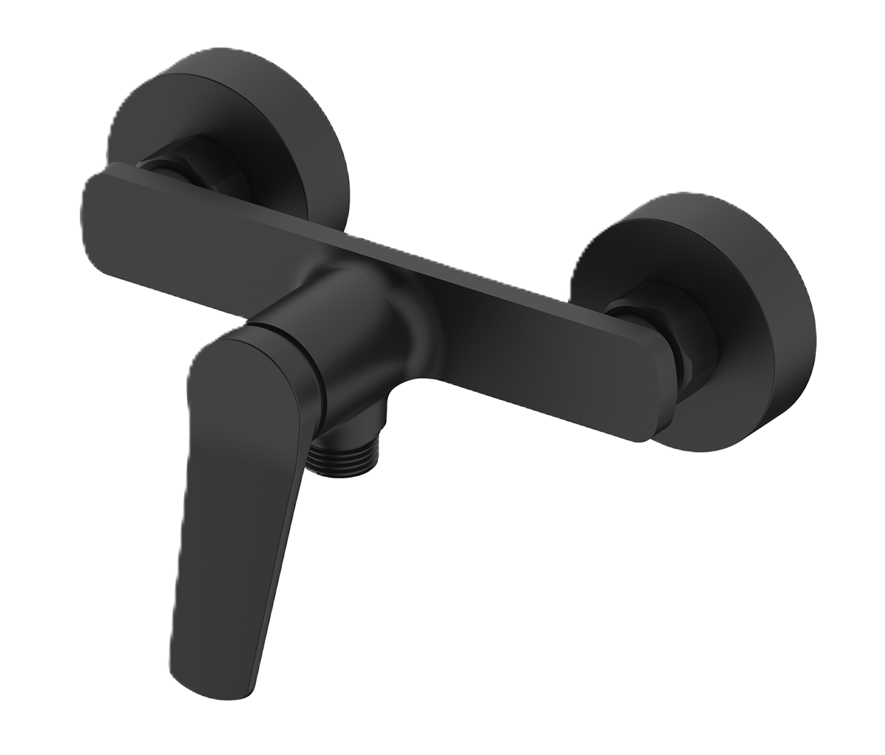 Monomando ba�o-ducha Avance  Negro mate AVA3764NM Griferias Borras