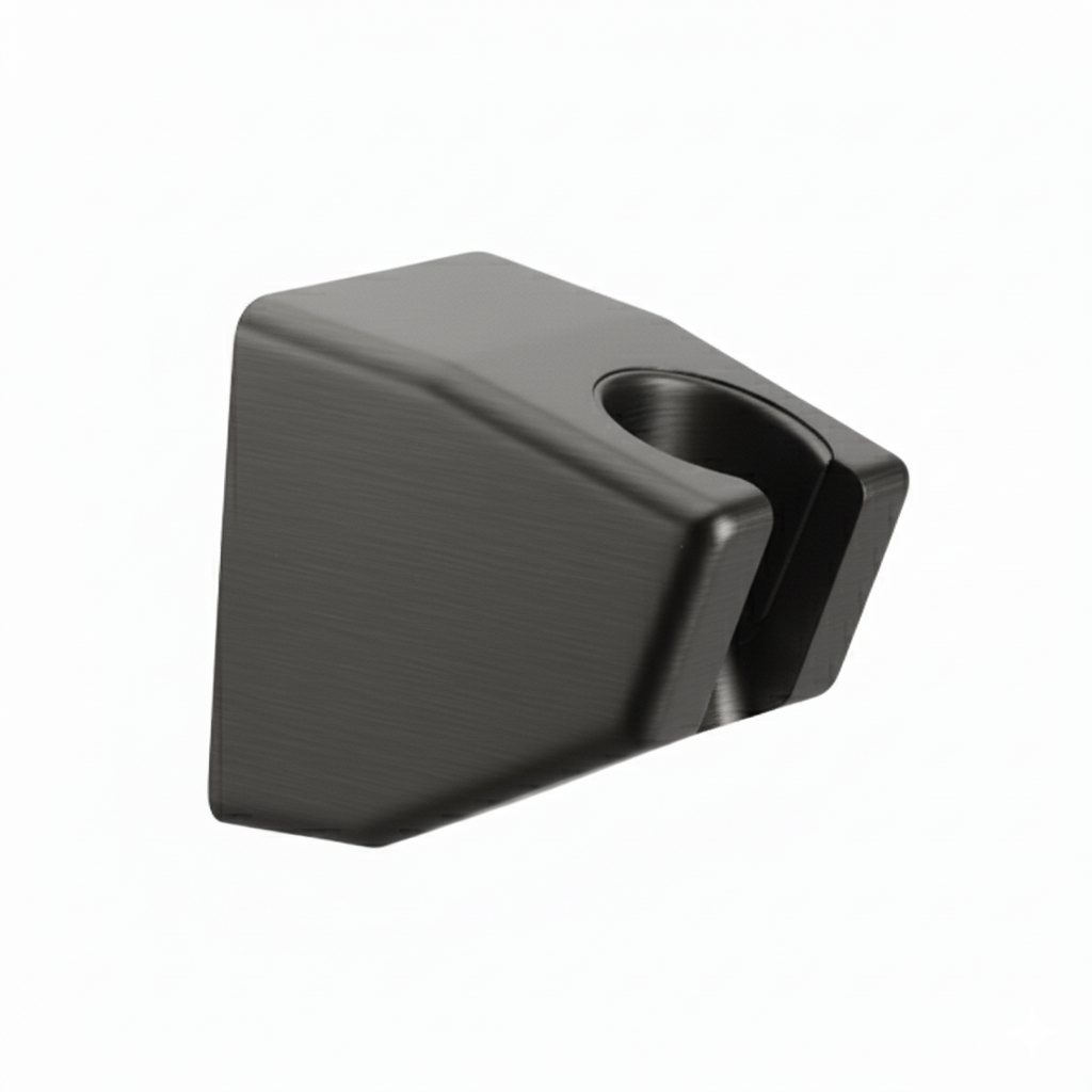 Soporte fijo Ducha ABS Grafito Cepillado B13GR Griferias Borras