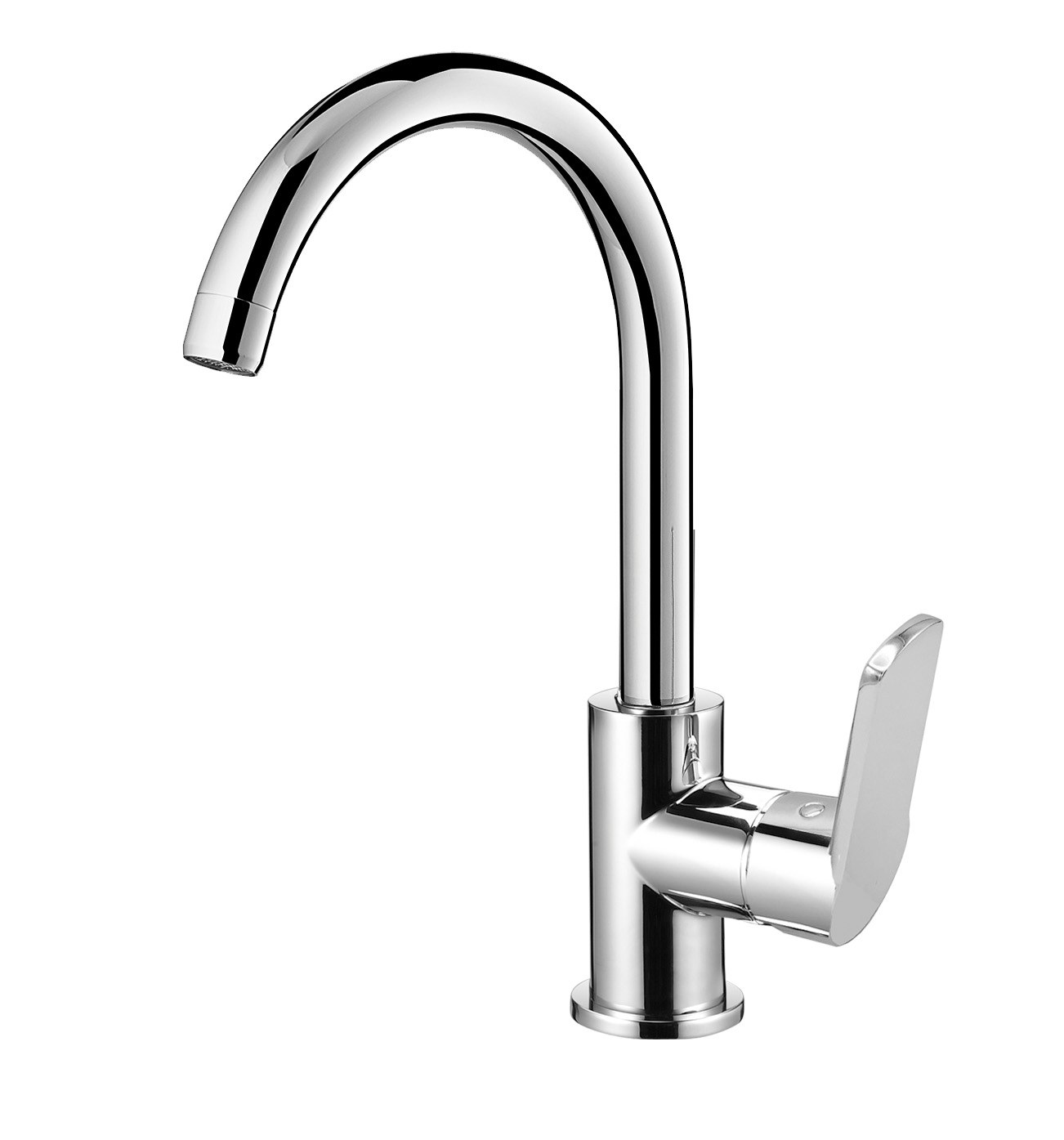 Monomando  Fregadero Cocina ca�o alto giratorio  cromado DUB2955-1C Griferias Borras