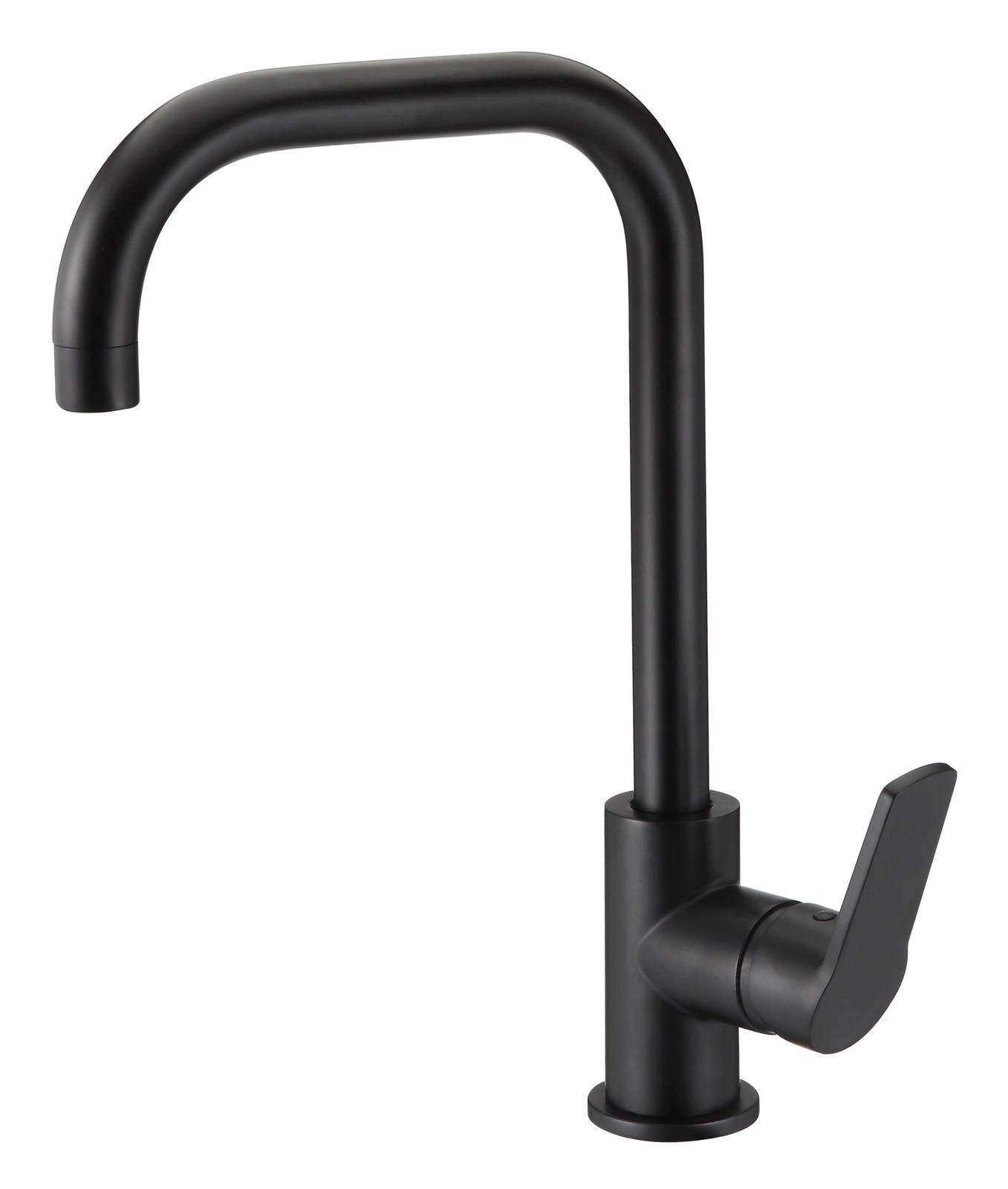 Monomando  Fregadero Cocina ca�o alto giratorio  Negro mate DUB2955NM Griferias Borras