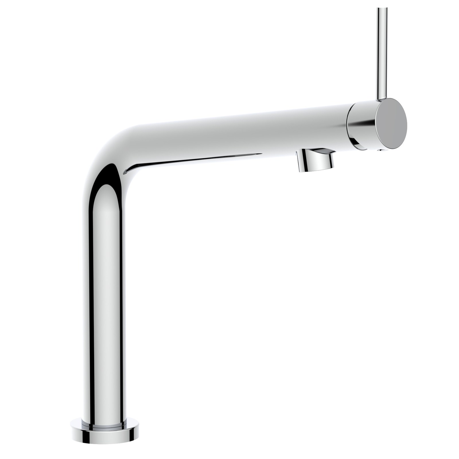 Monomando  Fregadero Cocina ca�o alto giratorio  cromado EVO2201C Griferias Borras