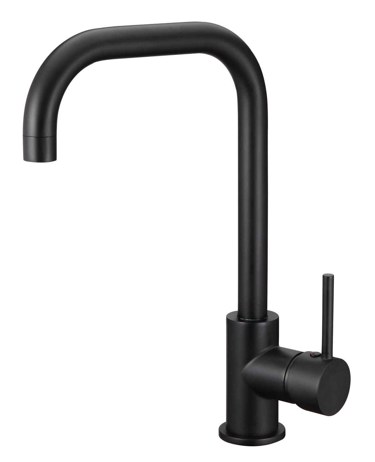 Monomando  Fregadero Cocina ca�o alto giratorio  Negro mate EVO2995NM Griferias Borras