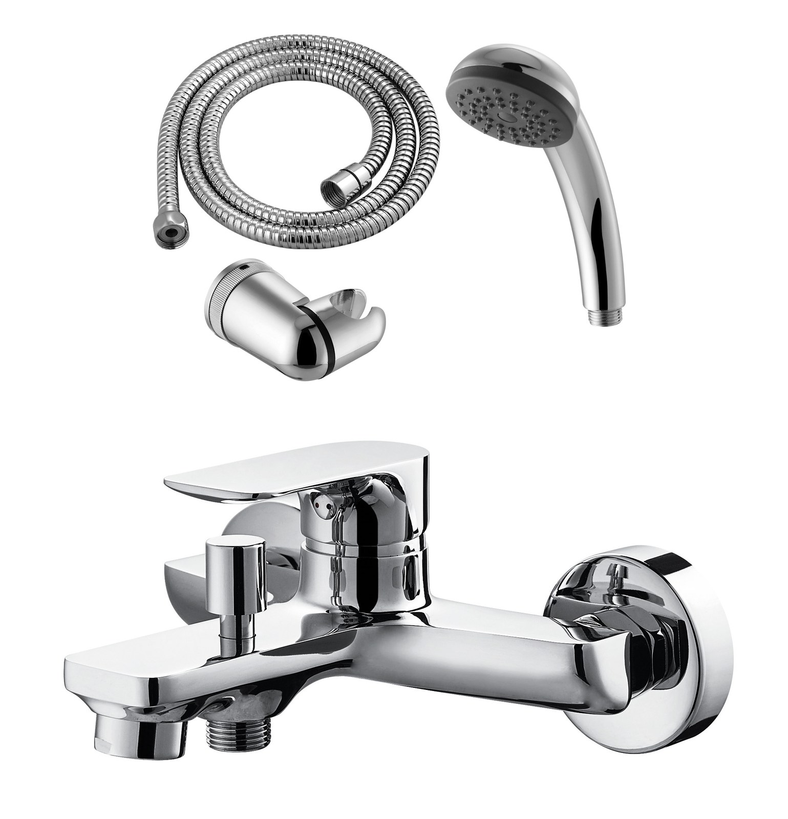 Monomando ba�o-ducha Girona  cromado GIR2543C Griferias Borras