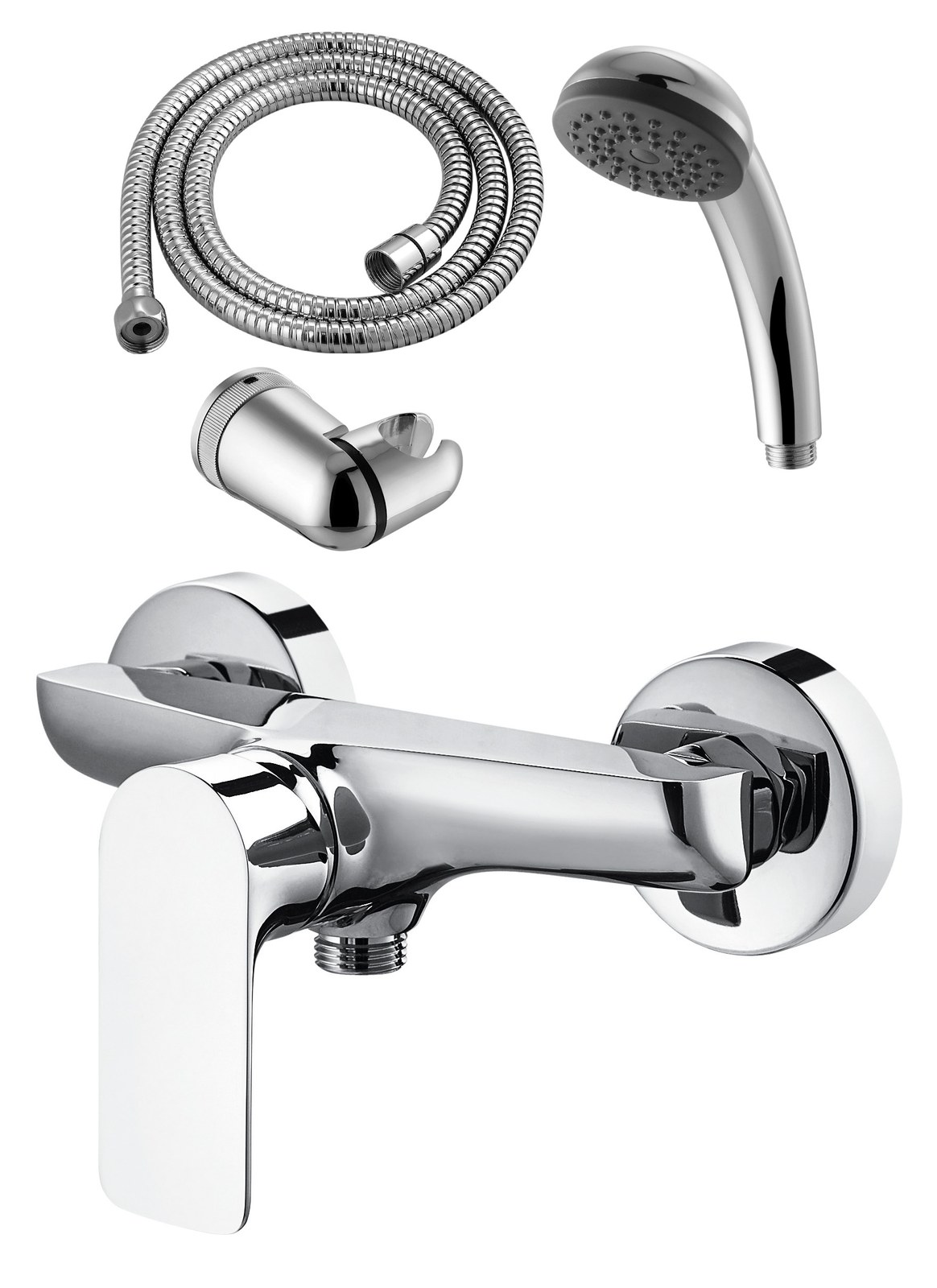 Monomando ducha Girona  cromado GIR2544C Griferias Borras
