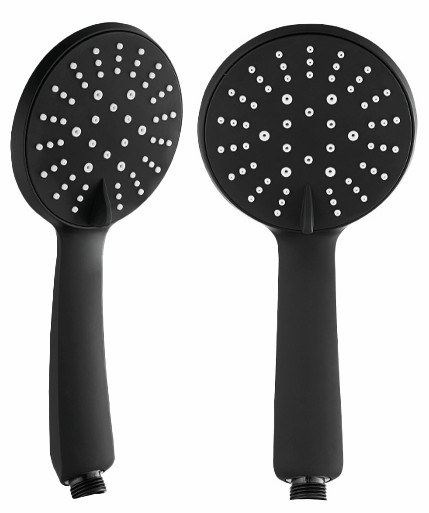 Mango  3 funciones Ducha ABS Negro mate HS23NM Griferias Borras