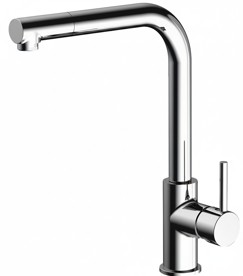 Monomando  Fregadero Cocina Osmosis 1 maneta cromado M12738C Griferias Borras