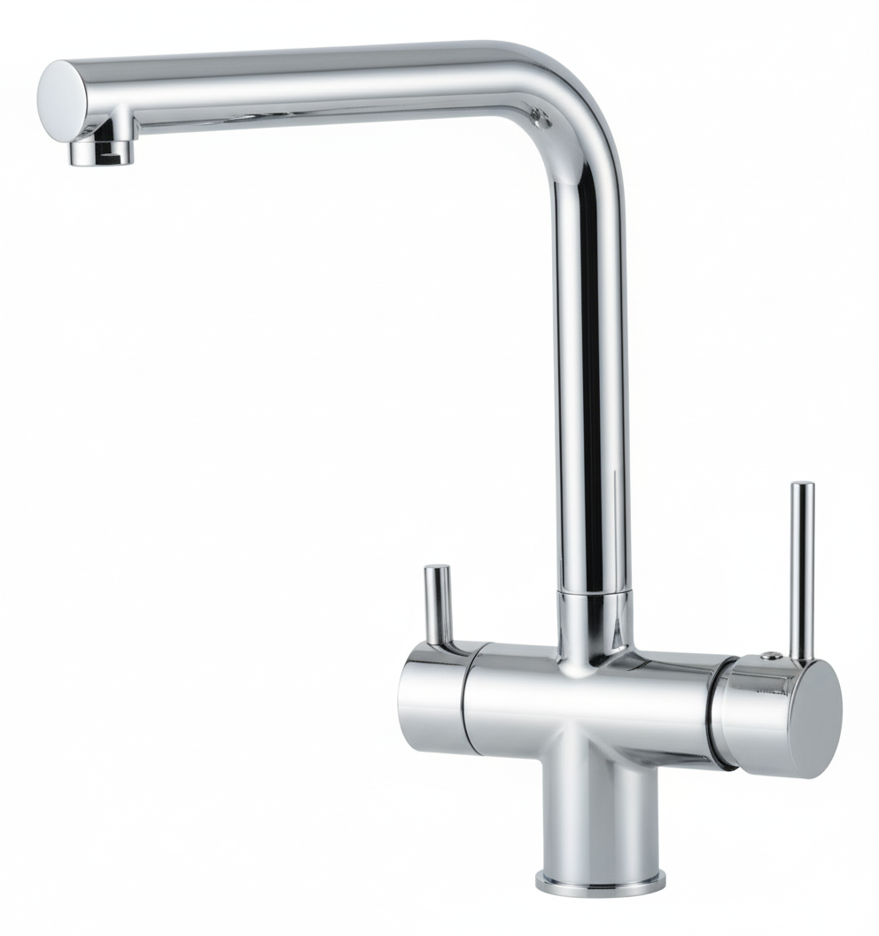 Monomando  Fregadero Cocina Osmosis recto cromado M2075C Griferias Borras