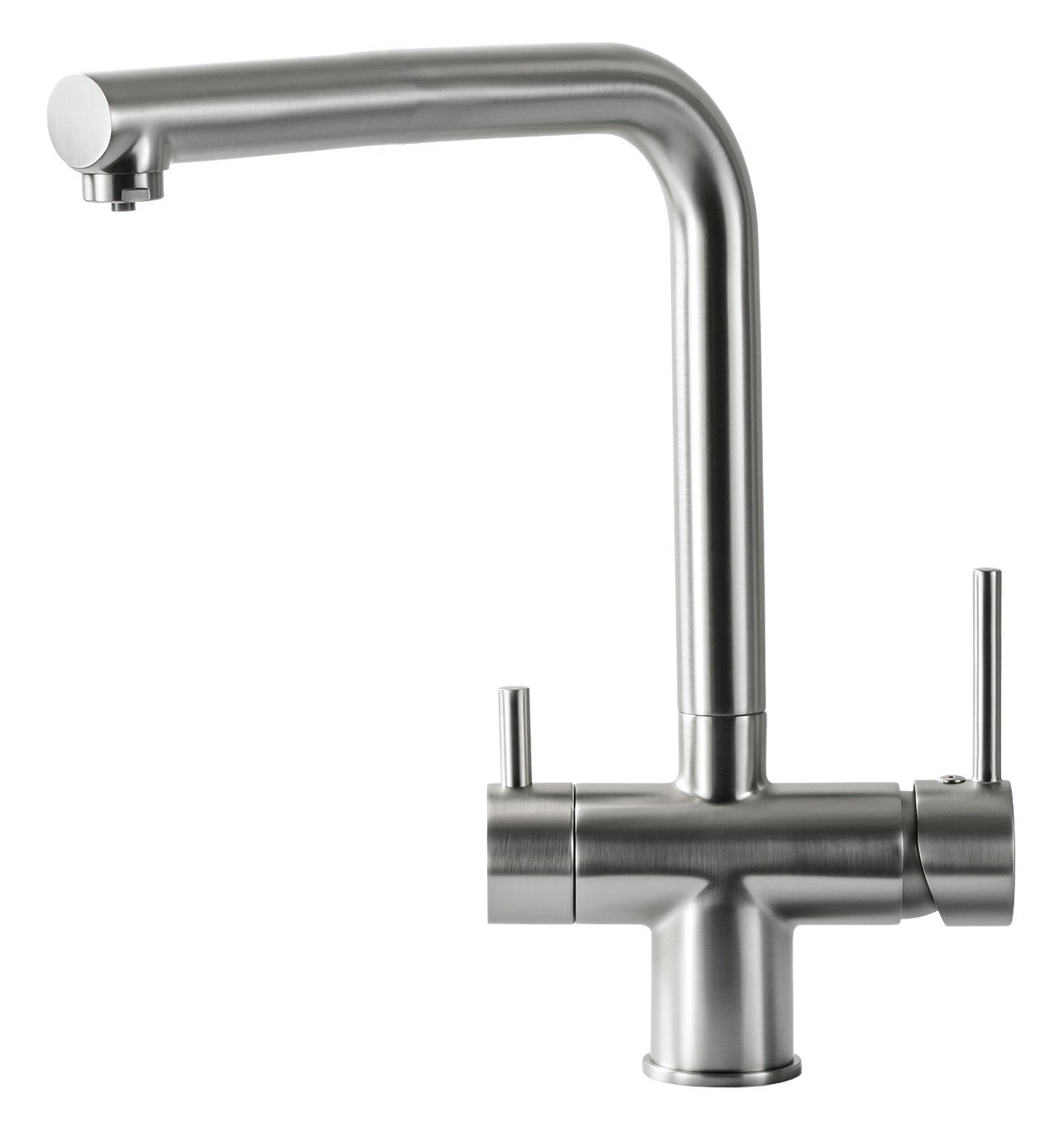 Monomando  Fregadero Cocina Osmosis recto Acero inoxidable M2075SS Griferias Borras