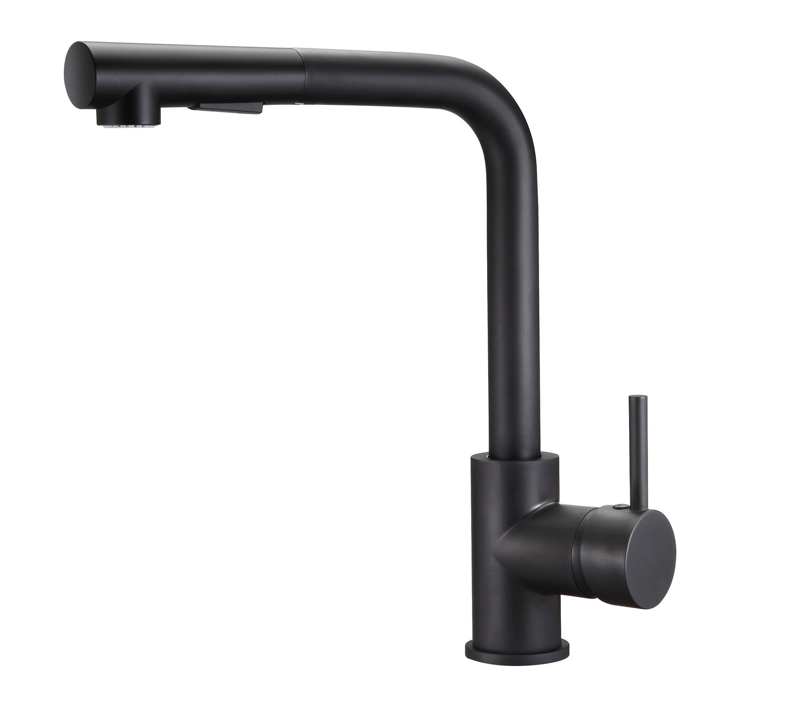 Monomando  Fregadero Cocina ca�o extra�ble Negro mate M2738NM Griferias Borras