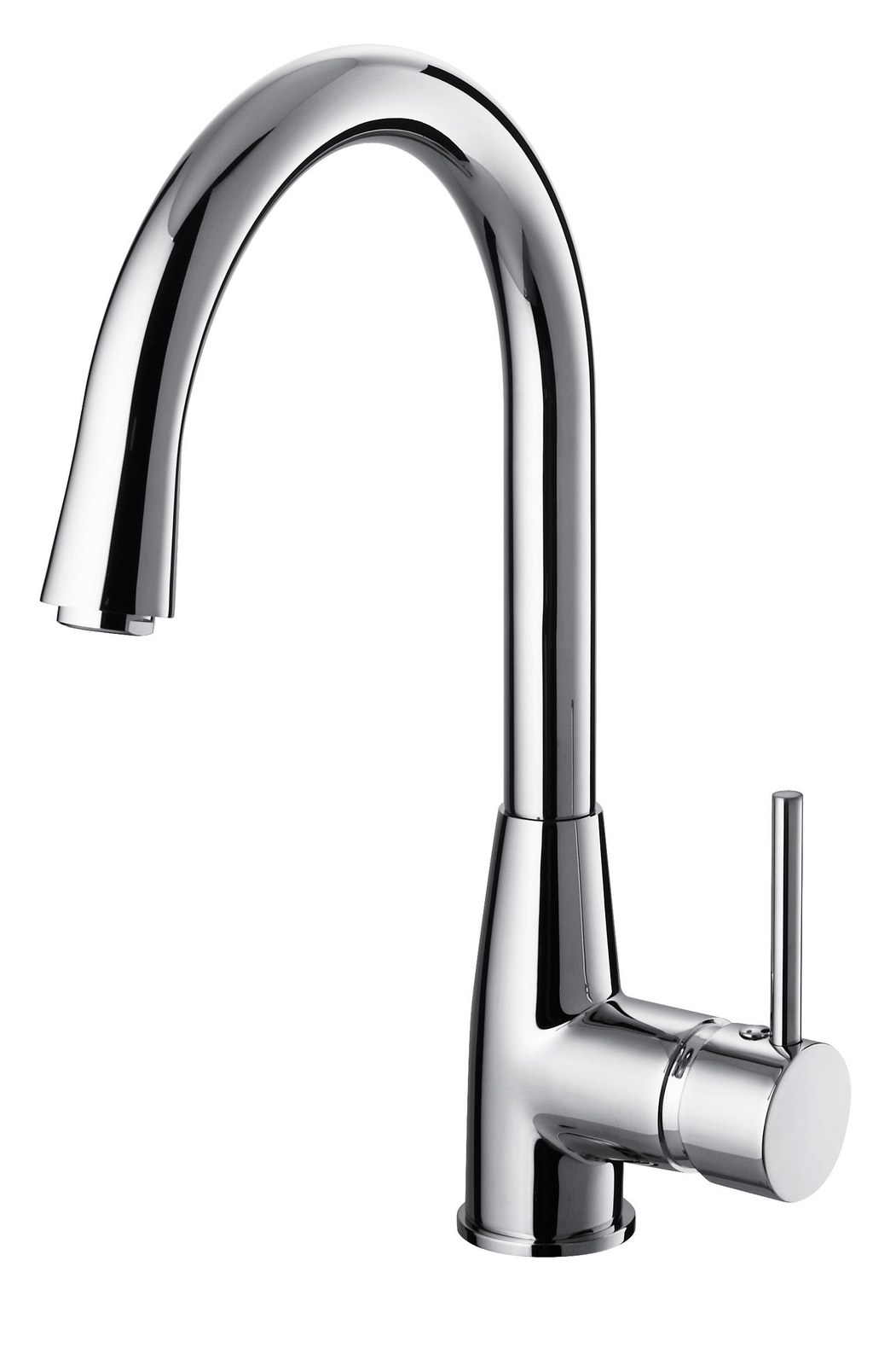 Monomando  Fregadero Cocina ca�o alto giratorio  cromado MIL0345C Griferias Borras