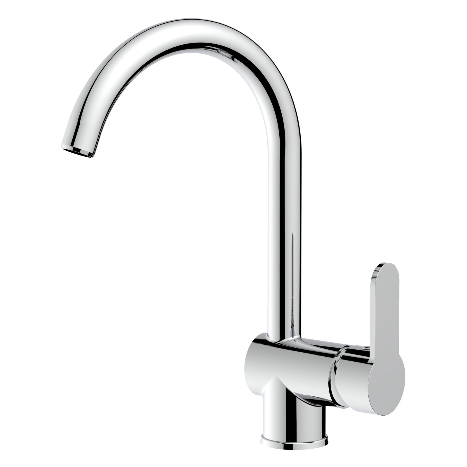 Monomando  Fregadero Cocina ca�o alto giratorio  cromado ORD0235C Griferias Borras