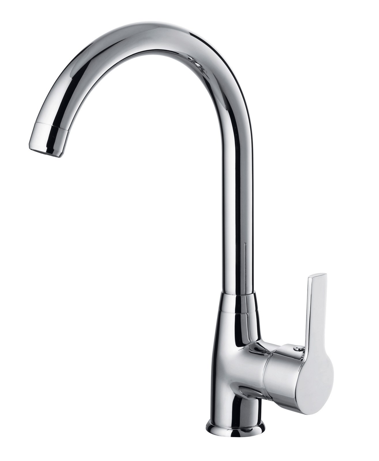 Monomando  Fregadero Cocina ca�o alto giratorio  cromado ROM0565C Griferias Borras