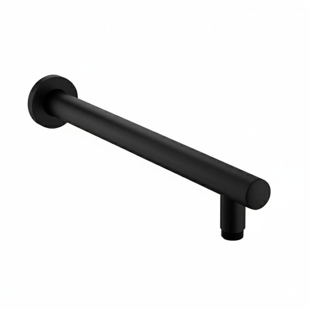 Brazo pared 40cmts Ducha redondo Negro mate SA01NM Griferias Borras