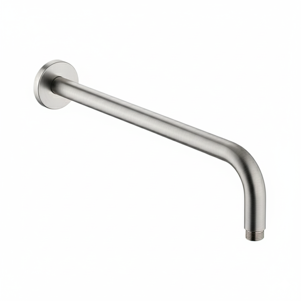 Brazo pared 40cmts Ducha redondo Acero inoxidable SA02SS Griferias Borras