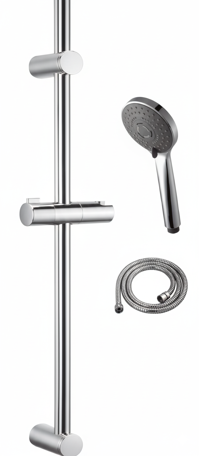 Acc. Barra Ajustable 1s. Ducha set ducha crom SB30281 Griferias Borras