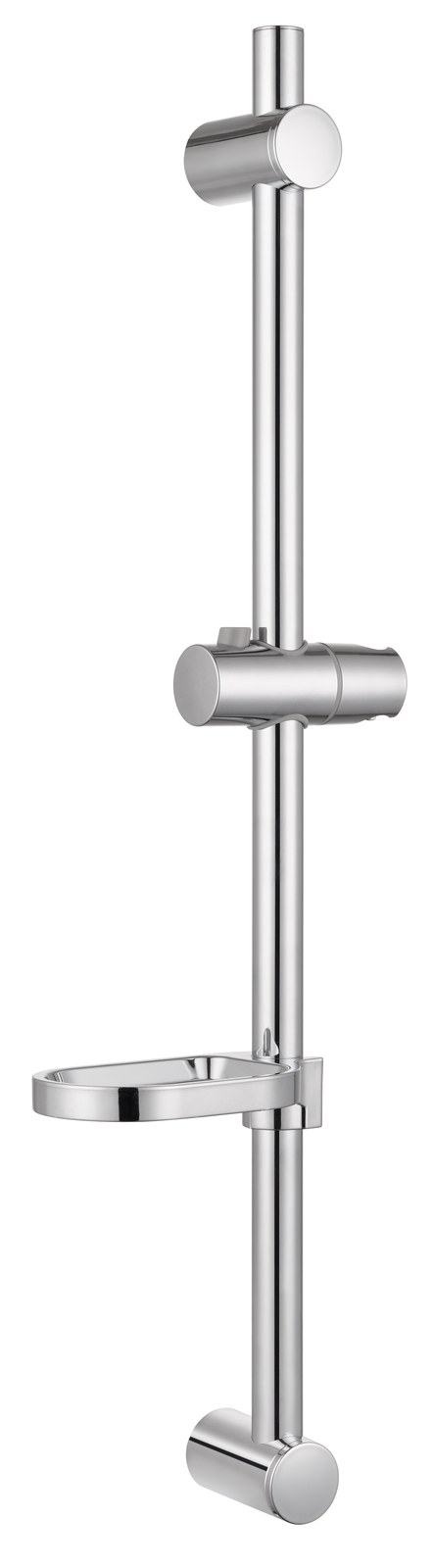Acc. Barra ajustable 2 s. con jabonera Ducha  cromado SB4016C Griferias Borras